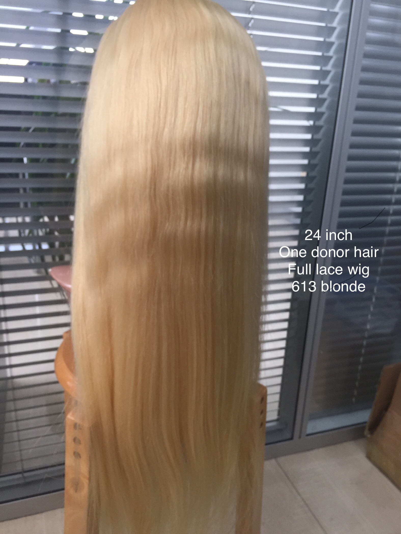 Blonde wigs one donor hair best quality hair full lace and lace front wigs for women YL219